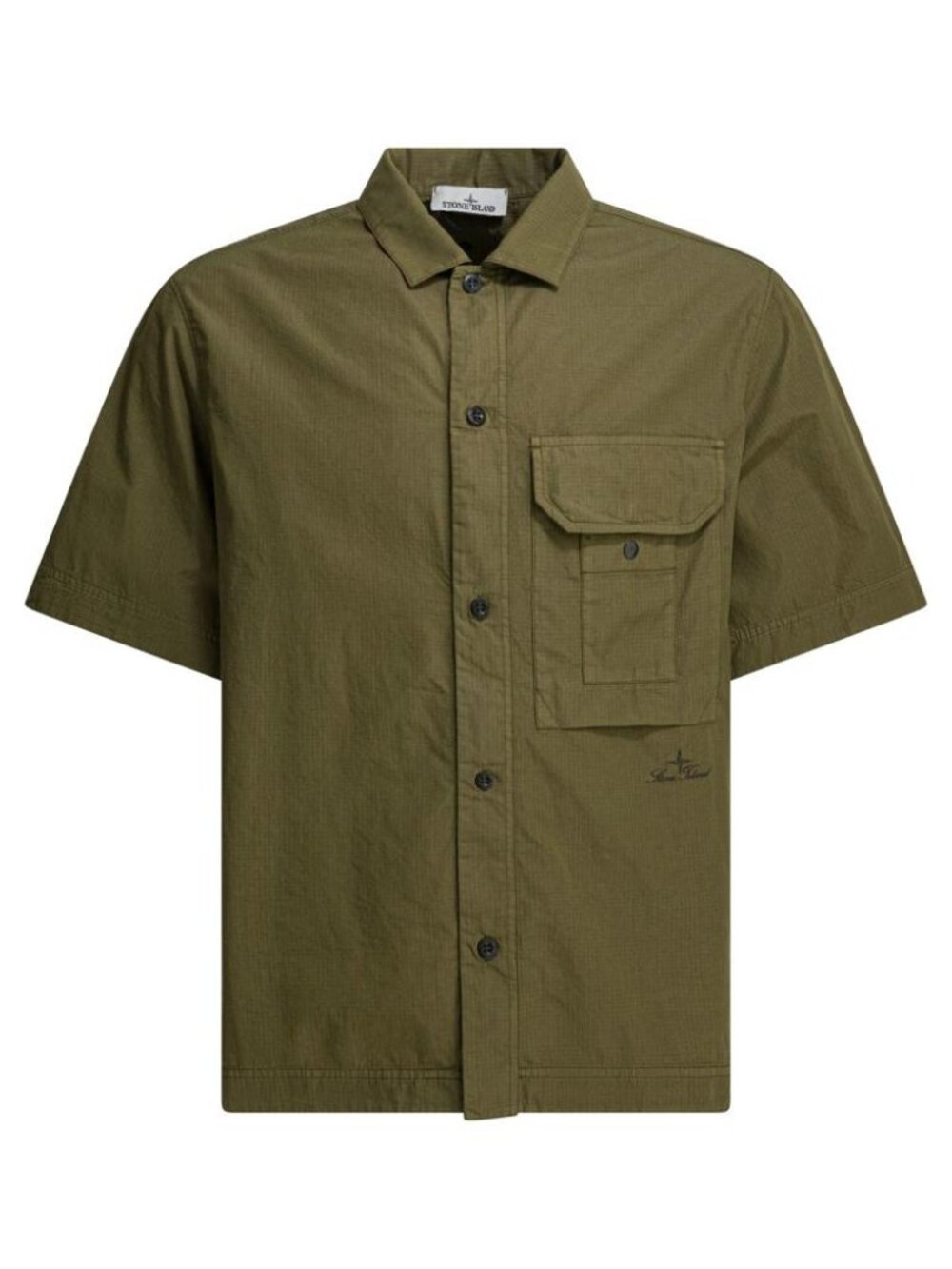 Stone Island Cotton Short-Sleeved Shirt Tag Size L Men